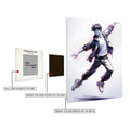 Dancing Boy in Harmony Metal Wall Posters | Premium, Waterproof & Magnet-Mounted Art