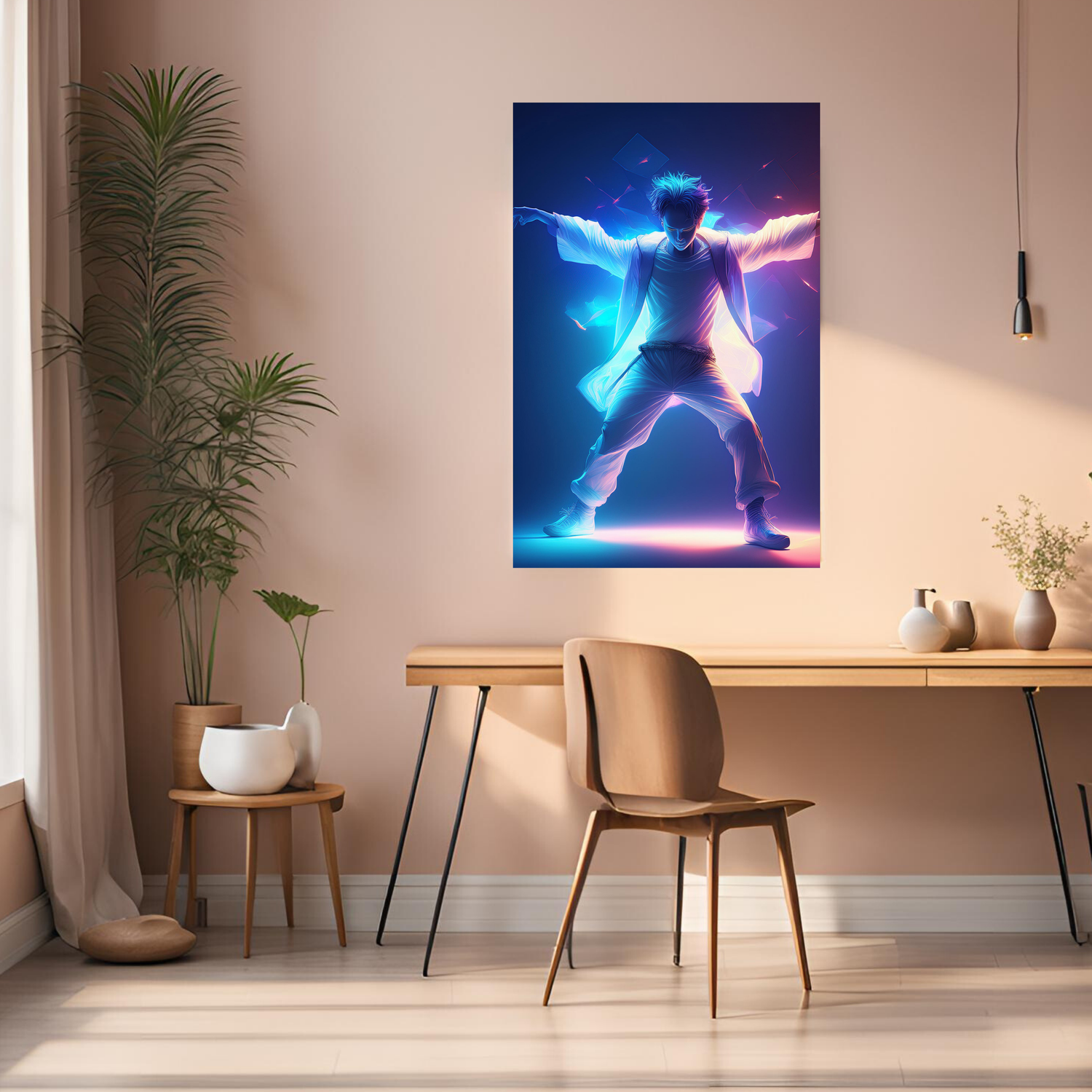 Dancing in Harmony Metal Wall Posters | Premium, Waterproof & Magnet-Mounted Art