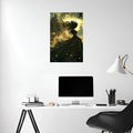 Dark Princess Fantasy Metal Wall Posters | Premium, Waterproof & Magnet-Mounted Art
