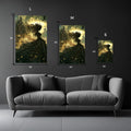 Dark Princess Fantasy Metal Wall Posters | Premium, Waterproof & Magnet-Mounted Art