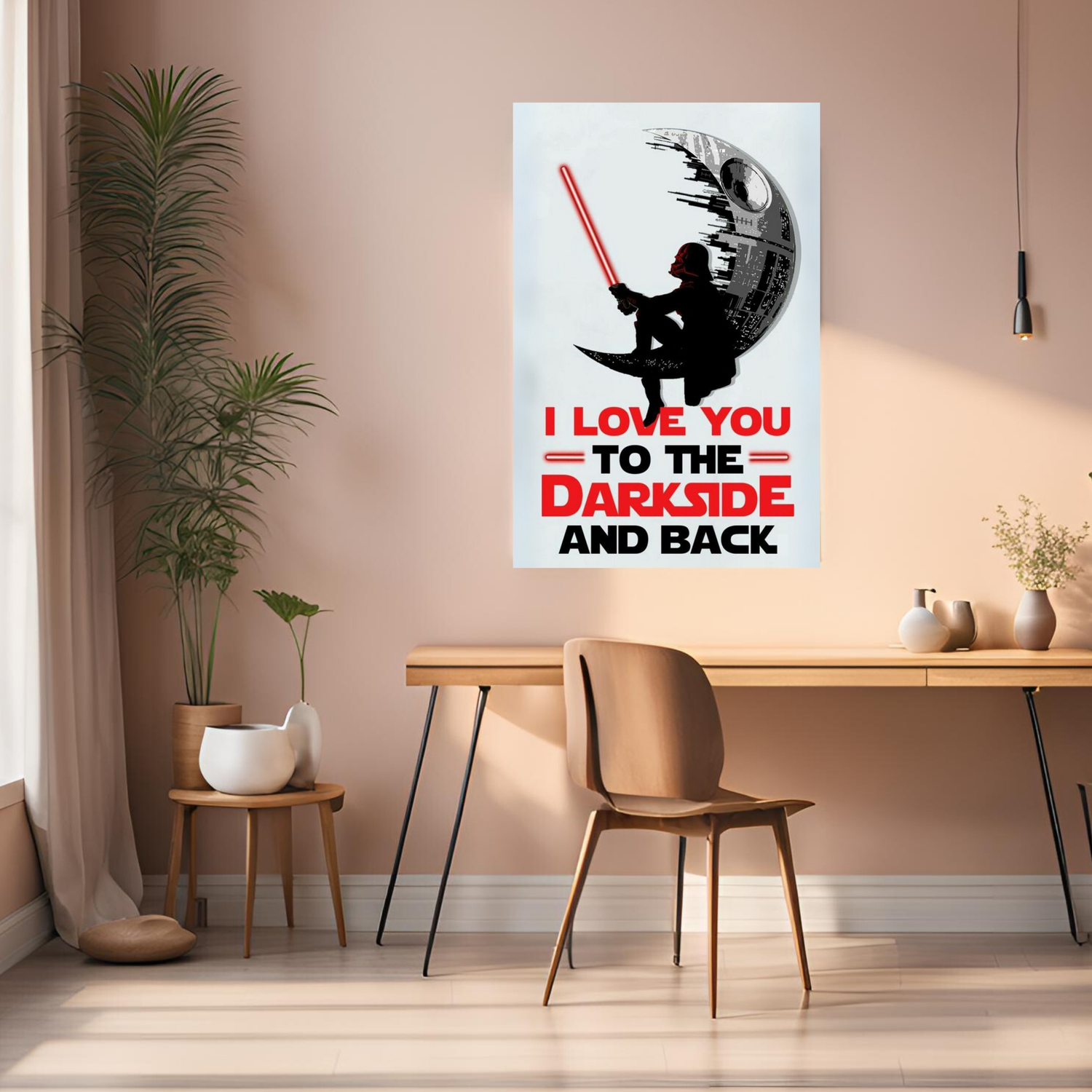 Darth Vader Cool Metal Wall Posters | Premium, Waterproof & Magnet-Mounted Art