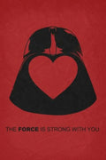 Darth Vader Force Metal Wall Posters | Premium, Waterproof & Magnet-Mounted Art