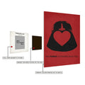 Darth Vader Force Metal Wall Posters | Premium, Waterproof & Magnet-Mounted Art