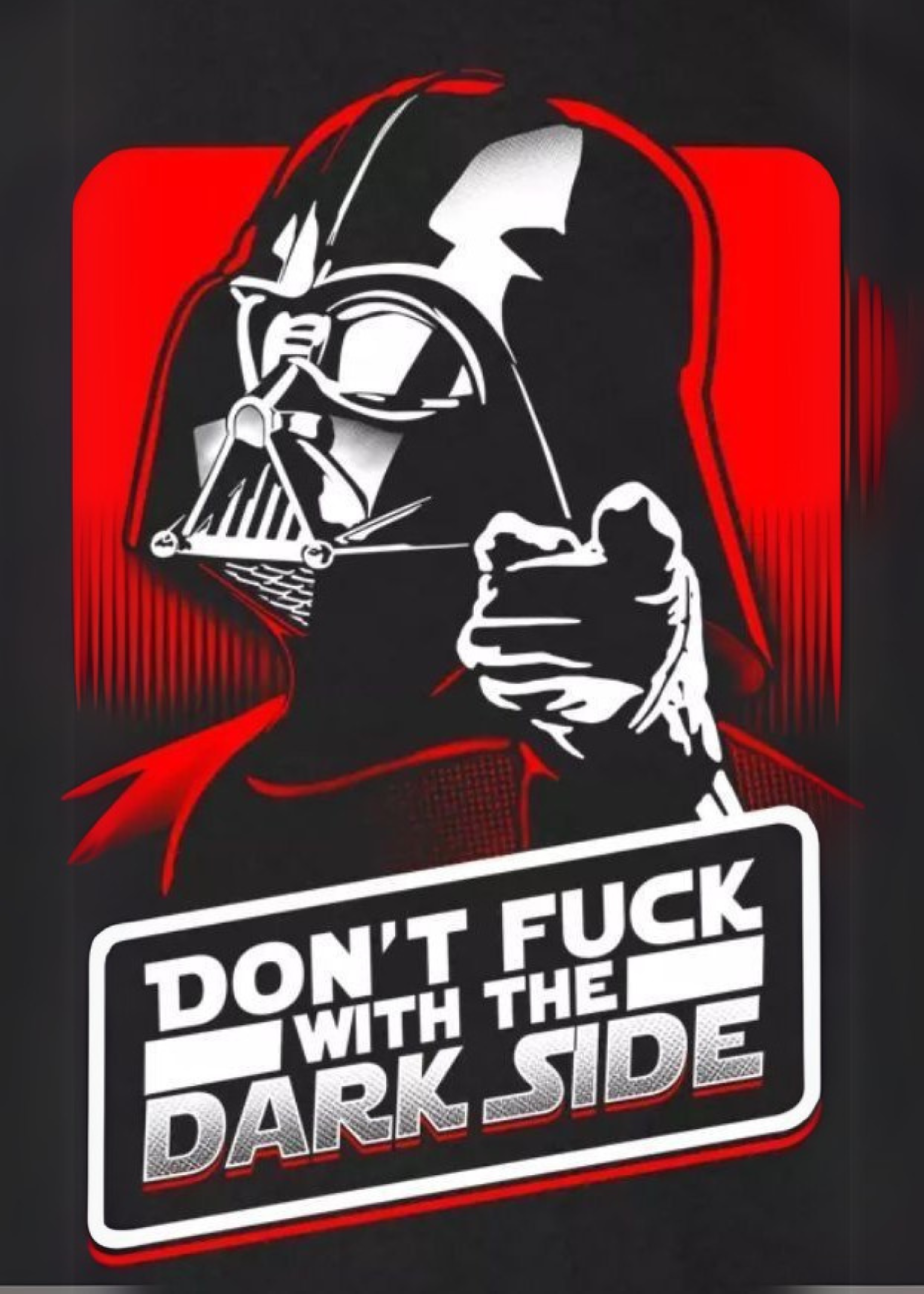 Darth Vader Funny Metal Wall Posters | Premium, Waterproof & Magnet-Mounted Art
