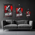 Darth Vader Funny Metal Wall Posters | Premium, Waterproof & Magnet-Mounted Art
