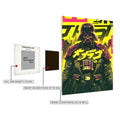 Darth Vader Japanese Cover Metal Poster | Premium, Waterproof & Magnet-Mounted Art