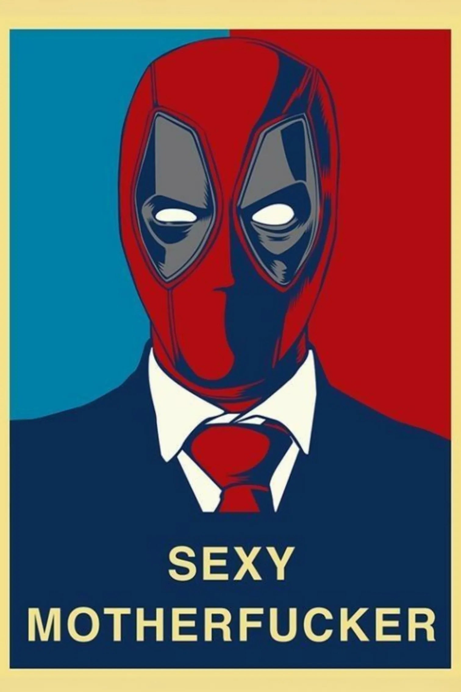 Deadpool Funny Metal Wall Posters | Premium, Waterproof & Magnet-Mounted Art