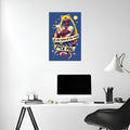Deadpool X Sailor Moon Funny Metal Wall Posters | Premium, Waterproof & Magnet-Mounted Art