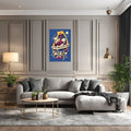 Deadpool X Sailor Moon Funny Metal Wall Posters | Premium, Waterproof & Magnet-Mounted Art