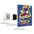 Deadpool X Sailor Moon Funny Metal Wall Posters | Premium, Waterproof & Magnet-Mounted Art