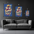 Deadpool X Sailor Moon Funny Metal Wall Posters | Premium, Waterproof & Magnet-Mounted Art