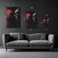 Deadpool vs Wolverine Metal Wall Posters | Premium, Waterproof & Magnet-Mounted Art