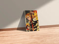 Demon Slayer Kyōjurō Rengoku Ilustration Metal Posters | Premium, Waterproof & Magnet-Mounted Art