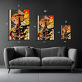 Demon Slayer Kyōjurō Rengoku Ilustration Metal Posters | Premium, Waterproof & Magnet-Mounted Art