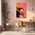 Demon Slayer Nezuku Metal Posters | Premium, Waterproof & Magnet-Mounted Art