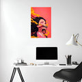 Demon Slayer Nezuku Metal Posters | Premium, Waterproof & Magnet-Mounted Art