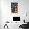 Demon Slayer Tanjiro and Nezuko Metal Posters | Premium, Waterproof & Magnet-Mounted Art