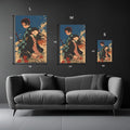 Demon Slayer Tanjiro and Nezuko Metal Posters | Premium, Waterproof & Magnet-Mounted Art