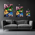 Demon Slayer Characters Metal Posters | Premium, Waterproof & Magnet-Mounted Art