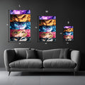 Demon Slayer Hashiras Eyes Metal Posters | Premium, Waterproof & Magnet-Mounted Art