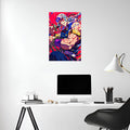 Tengen from Demon Slayer Metal Wall Poster | Premium, Waterproof & Magnet-Mounted Art