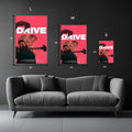 Drive Movie Metal Posters | Premium, Waterproof & Magnet-Mounted Art