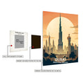 Dubai UAE Metal Posters | Premium, Waterproof & Magnet-Mounted Art