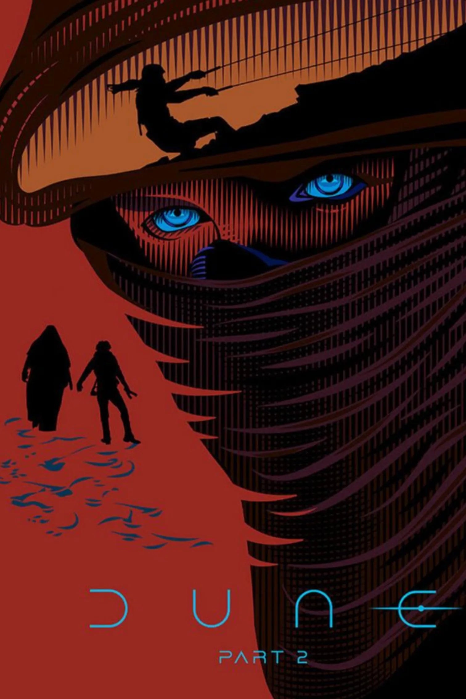 Dune Part 2 Fanart  Metal Wall Posters | Premium, Waterproof & Magnet-Mounted Art