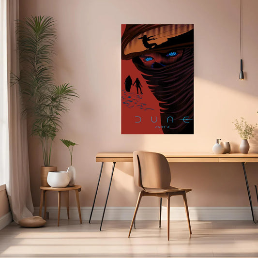 Dune Part 2 Fanart  Metal Wall Posters | Premium, Waterproof & Magnet-Mounted Art