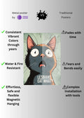 Eat What Funny Metal Posters | Premium, Waterproof & Magnet-Mounted Art