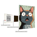 Eat What Funny Metal Posters | Premium, Waterproof & Magnet-Mounted Art