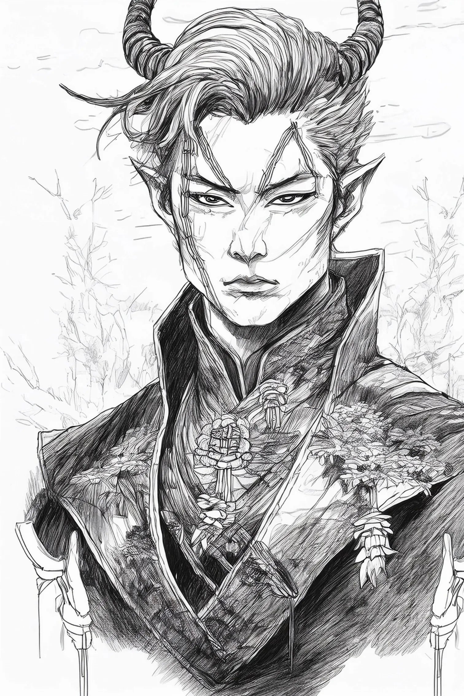 Elf Prince Illustration Metal Wall Posters | Premium, Waterproof & Magnet-Mounted Art