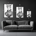Elf Prince Illustration Metal Wall Posters | Premium, Waterproof & Magnet-Mounted Art