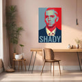 Eminem Slim Shady Metal Wall Posters | Premium, Waterproof & Magnet-Mounted Art