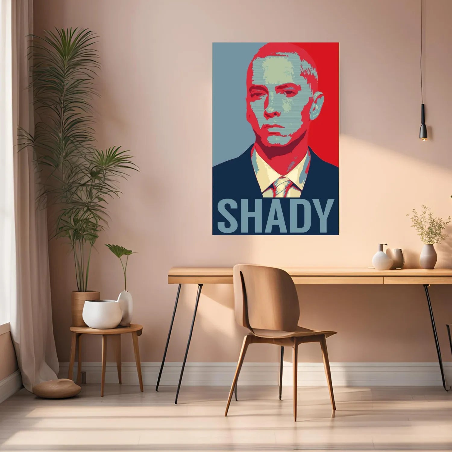 Eminem Slim Shady Metal Wall Posters | Premium, Waterproof & Magnet-Mounted Art