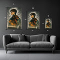 Eren Yeager & Attack Titan Metal Posters | Premium, Waterproof & Magnet-Mounted Art