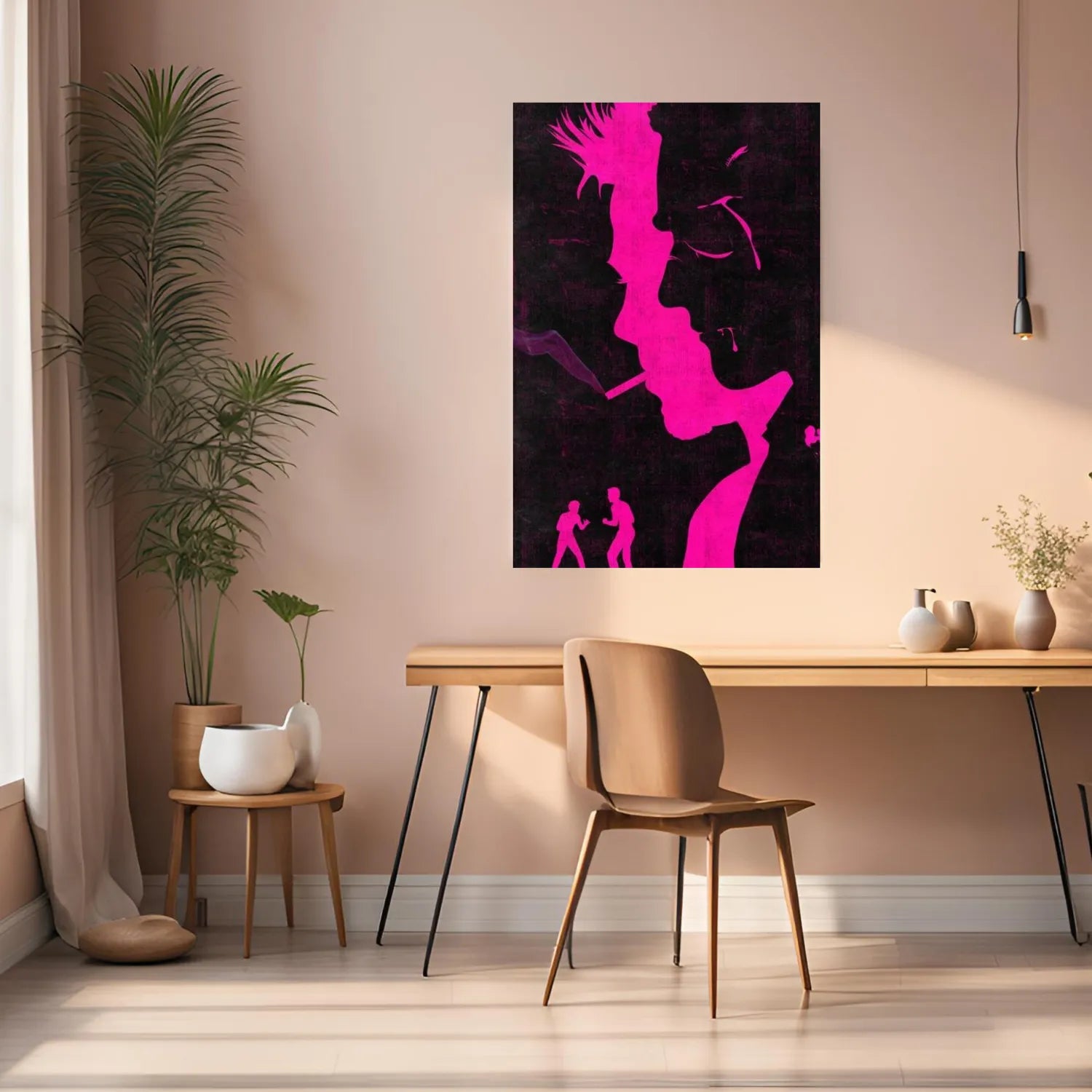 Fight Club Fanart Metal Wall Posters | Premium, Waterproof & Magnet-Mounted Art