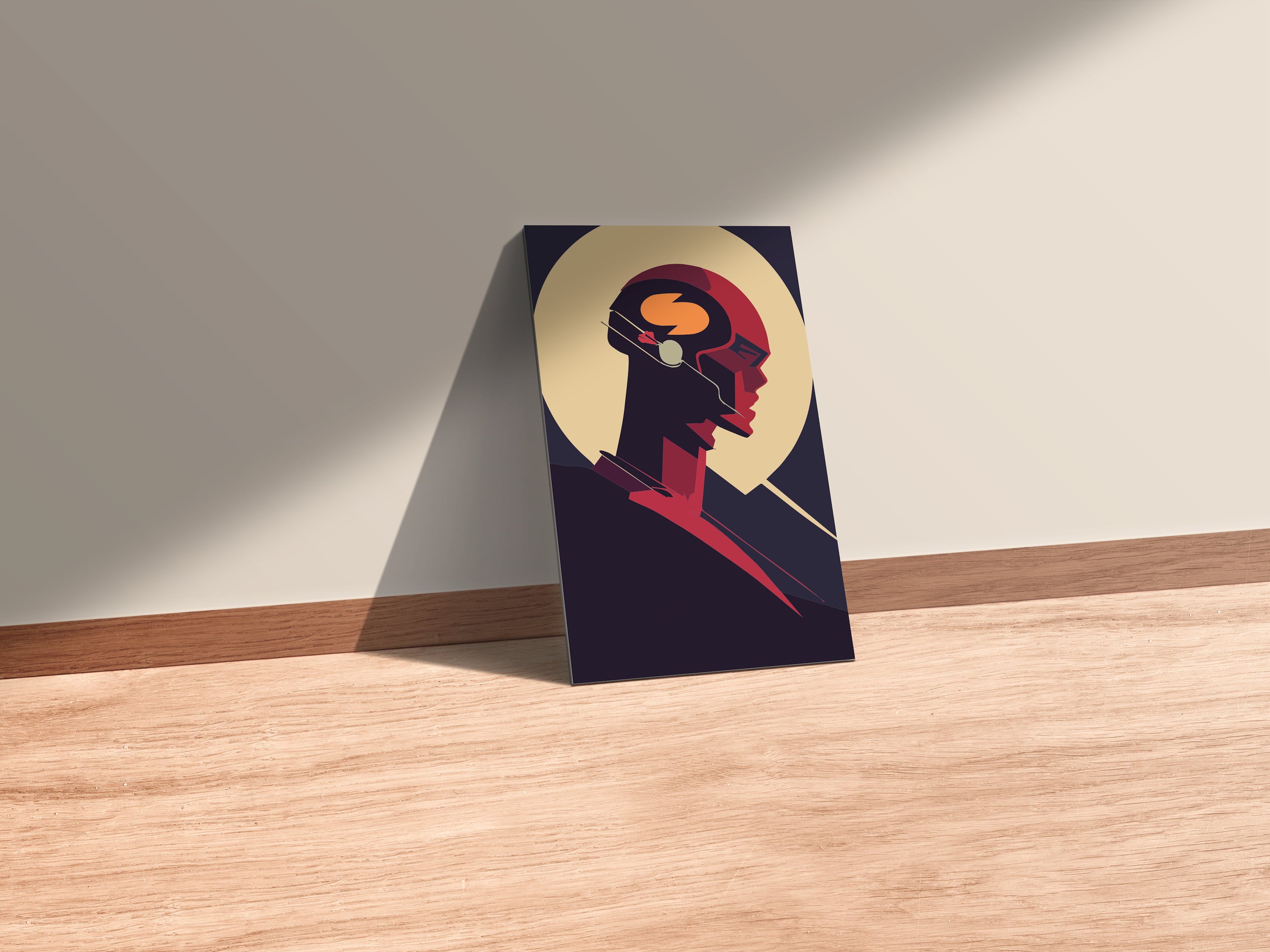 Flash Vector Metal Wall Posters | Premium, Waterproof & Magnet-Mounted Art