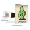 Fucktus Metal Posters | Premium, Waterproof & Magnet-Mounted Art