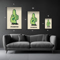 Fucktus Metal Posters | Premium, Waterproof & Magnet-Mounted Art