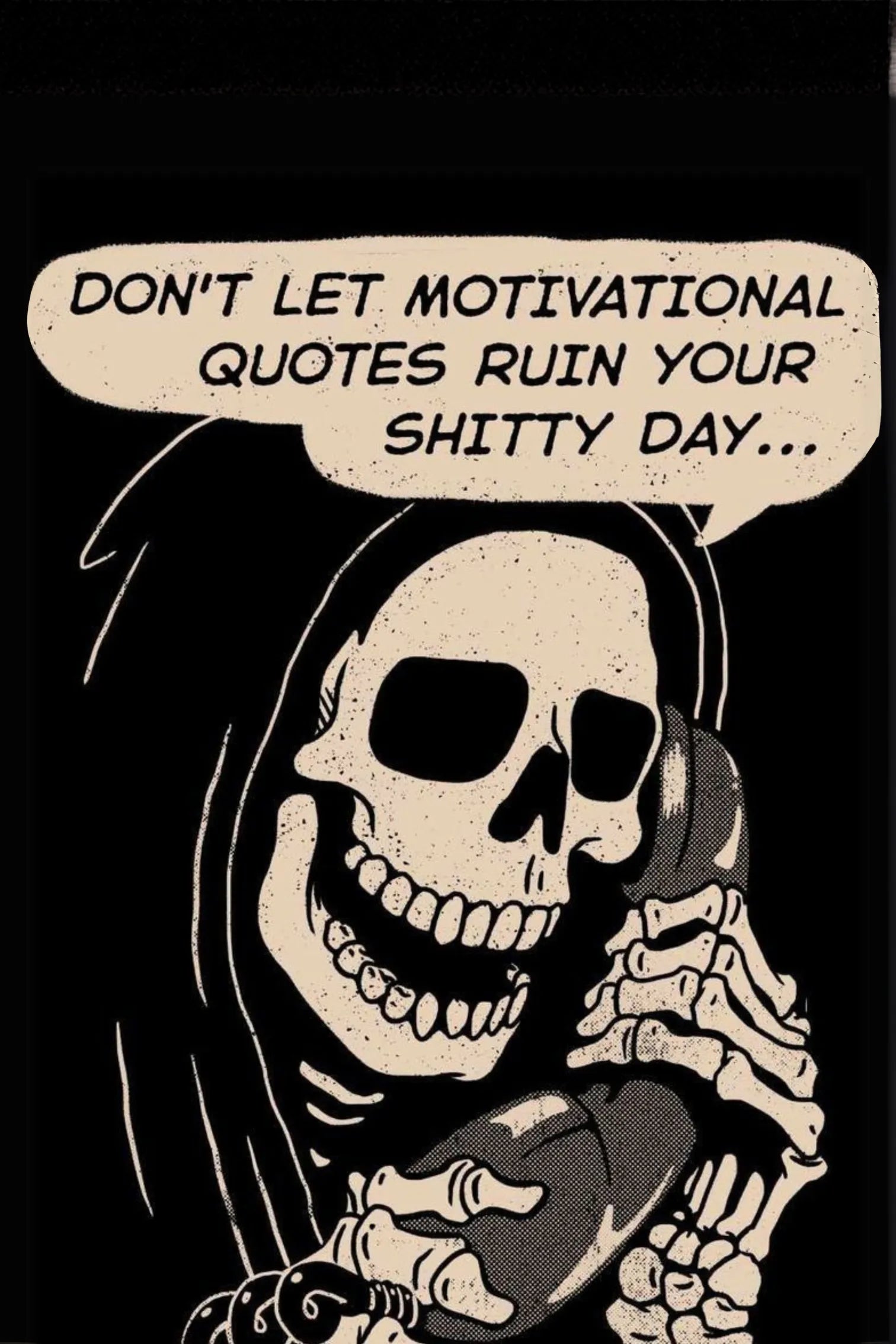 Funny Anti Motivational Metal Wall Posters | Premium, Waterproof & Magnet-Mounted Art