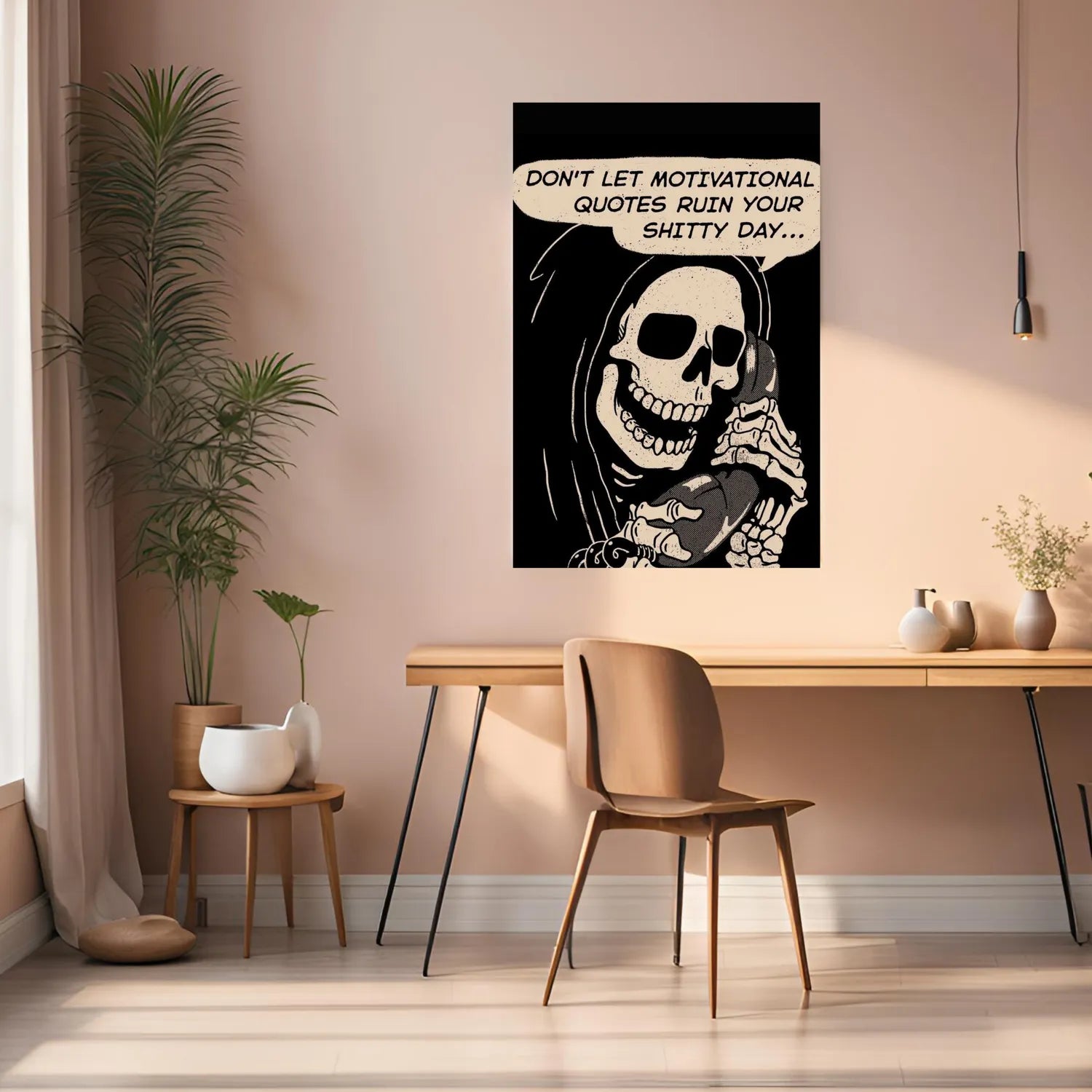 Funny Anti Motivational Metal Wall Posters | Premium, Waterproof & Magnet-Mounted Art
