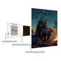 Geralt The Witcher Metal Wall Posters | Premium, Waterproof & Magnet-Mounted Art