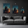 Geralt The Witcher Metal Wall Posters | Premium, Waterproof & Magnet-Mounted Art