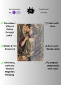 Geto Suguru Illustration Metal Poster | Premium, Waterproof & Magnet-Mounted Art