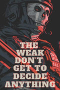 Ghost Motivational Metal Posters | Premium, Waterproof & Magnet-Mounted Art