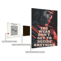 Ghost Motivational Metal Posters | Premium, Waterproof & Magnet-Mounted Art