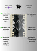 Ghost Q Card Metal Posters | Premium, Waterproof & Magnet-Mounted Art