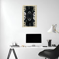 Ghost Q Card Metal Posters | Premium, Waterproof & Magnet-Mounted Art