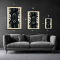 Ghost Q Card Metal Posters | Premium, Waterproof & Magnet-Mounted Art